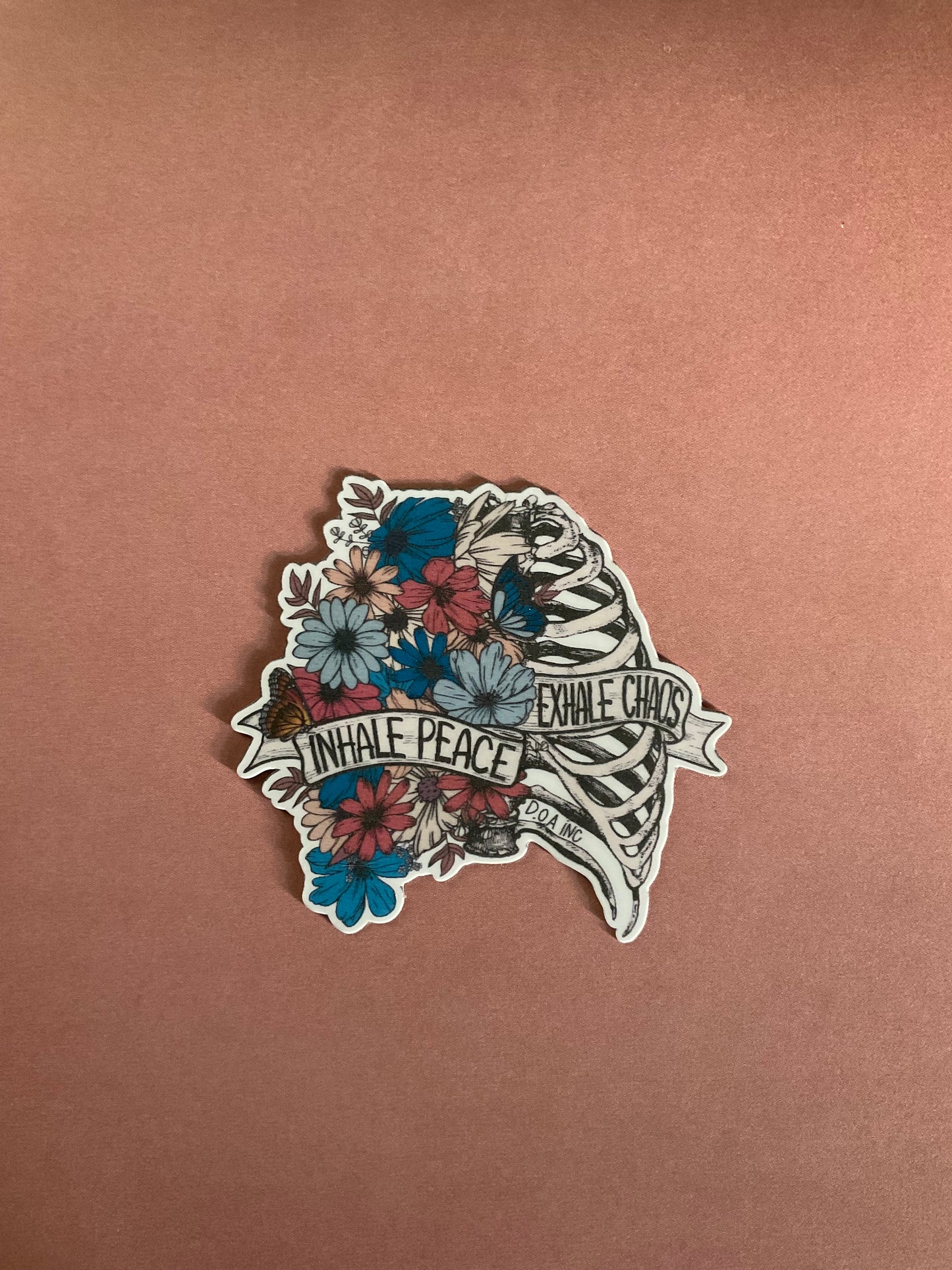 Inhale Peace Sticker