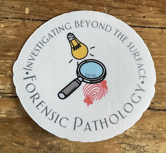Forensic Pathology Sticker