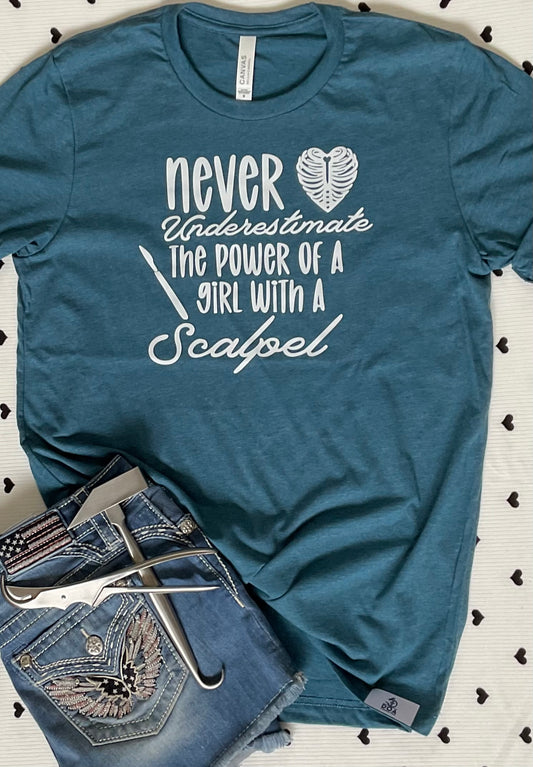 Girl With a Scalpel Short Sleeve Tee